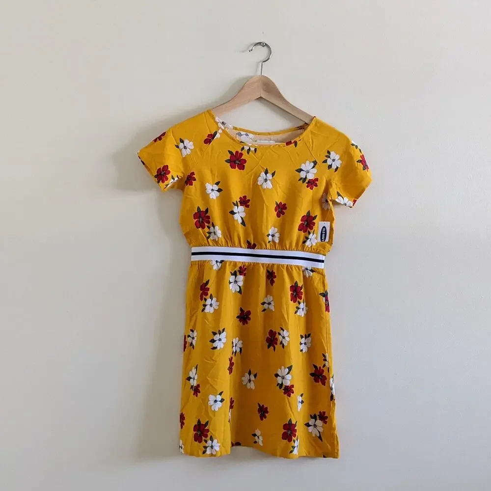 ON Yellow Floral Dress Sz L/10/12